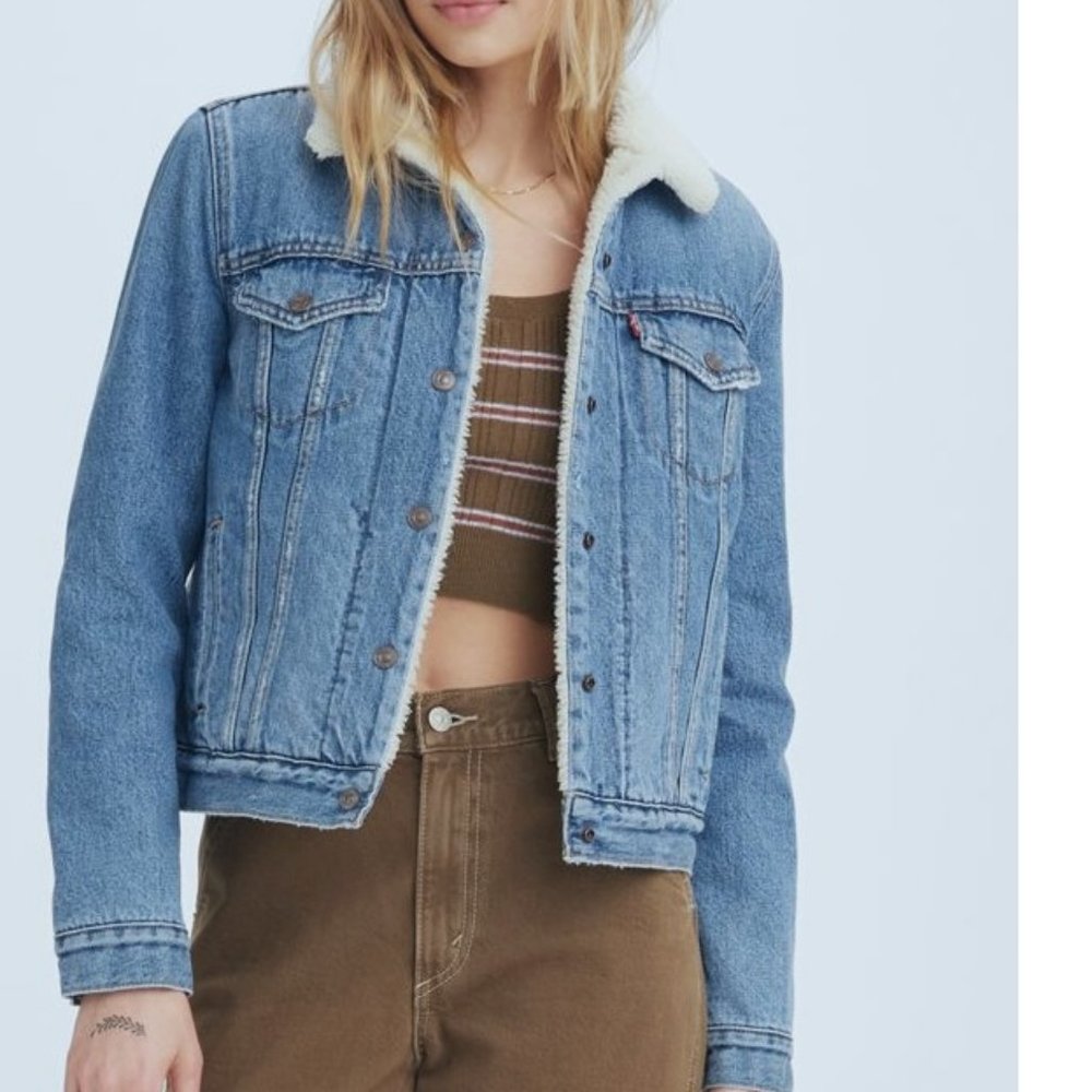 Levi's Premium Sherpa Denim Jacket